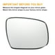 thumbnail image 3 of Reemplazo de vidrio del espejo retrovisor izquierdo y derecho de Unique Bargains, 1 pieza, no calefaccionado, vidrio blanco con respaldo, adecuado para Honda Jazz, 3 of 6
