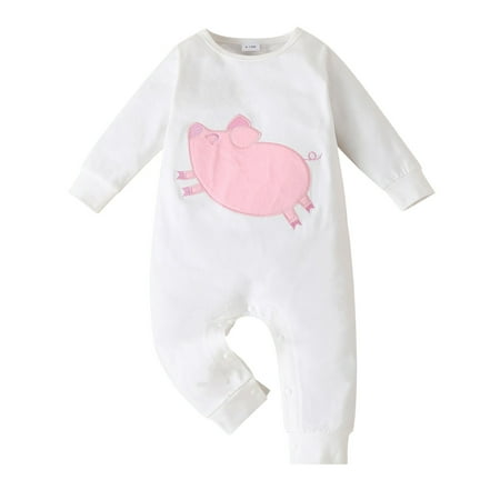 

Boys Bodysuits Baby Girls Cartoon Animal Jumpsuit Romper Jumpsuit