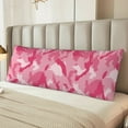 thumbnail image 6 of Body Pillow Cover - Pink Camouflage Soft Body Pillow Cover with Zipper, Comfort Body Pillow Pillowcase, Body Pillow Case Cover 20 x 54, 6 of 7
