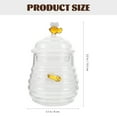 thumbnail image 2 of STRANDCHIC Clear Glass Honey Jar with Dipper Stick and Lid for Kitchen Storage and Dispensing, 2 of 9