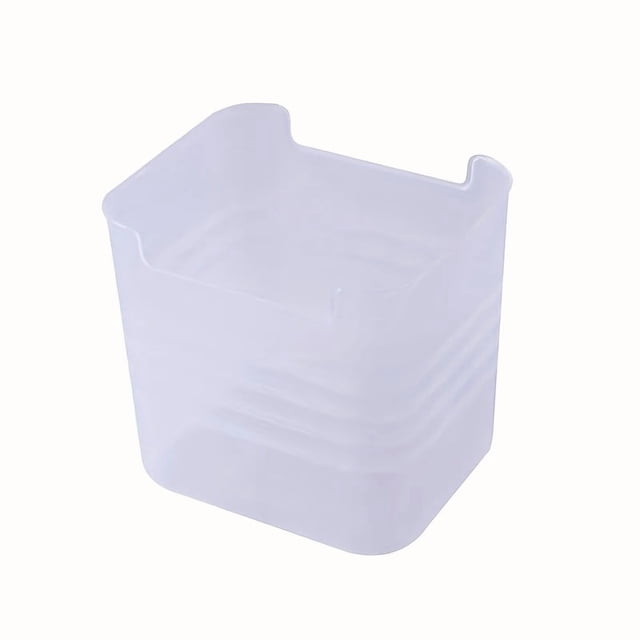 LEEYNEER 6 Clear Fridge Storage Bins with Easy Grip Handles BPA-Free Space-Saving Kitchen Organization Modern Food Sorting Boxes for Refrigerator Door and Countertop Food Contact Safe