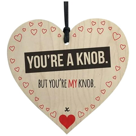 

Dvkptbk Handmade Wooden Commemorative Love Wooden Sign Pendant