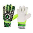 thumbnail image 3 of Guantes de fútbol Guantes Guantes de protección de los dedos Guantes de fútbol para niños adolescentes Tamaño verde 10, 3 of 8