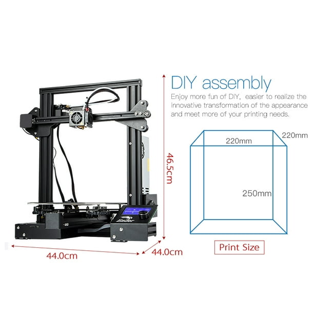 Imprimante 3D Creality Ender 3 Pro (Ender 3 Amélioré) Fonction D