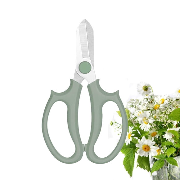 Leize Ciseaux à Fleurs de Jardin, Ciseaux Floraux en Acier Inoxydable Épaissi de Qualité Supérieure, Sécateur Puissant pour Fleurs, Branches et Feuilles