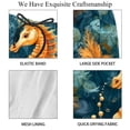 thumbnail image 4 of luoweisi Men's Beach Shorts Quick Dry Swim Trunks with Mesh Lining Seahorse L, 4 of 5
