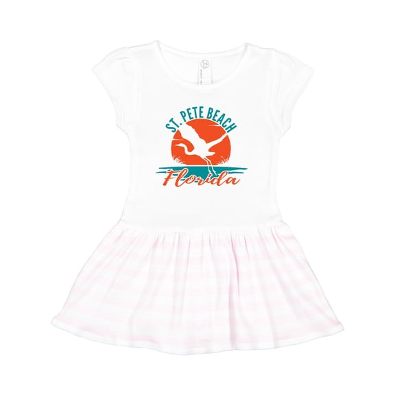 Inktastic St. Pete Beach Florida Vacation Girls Toddler Dress