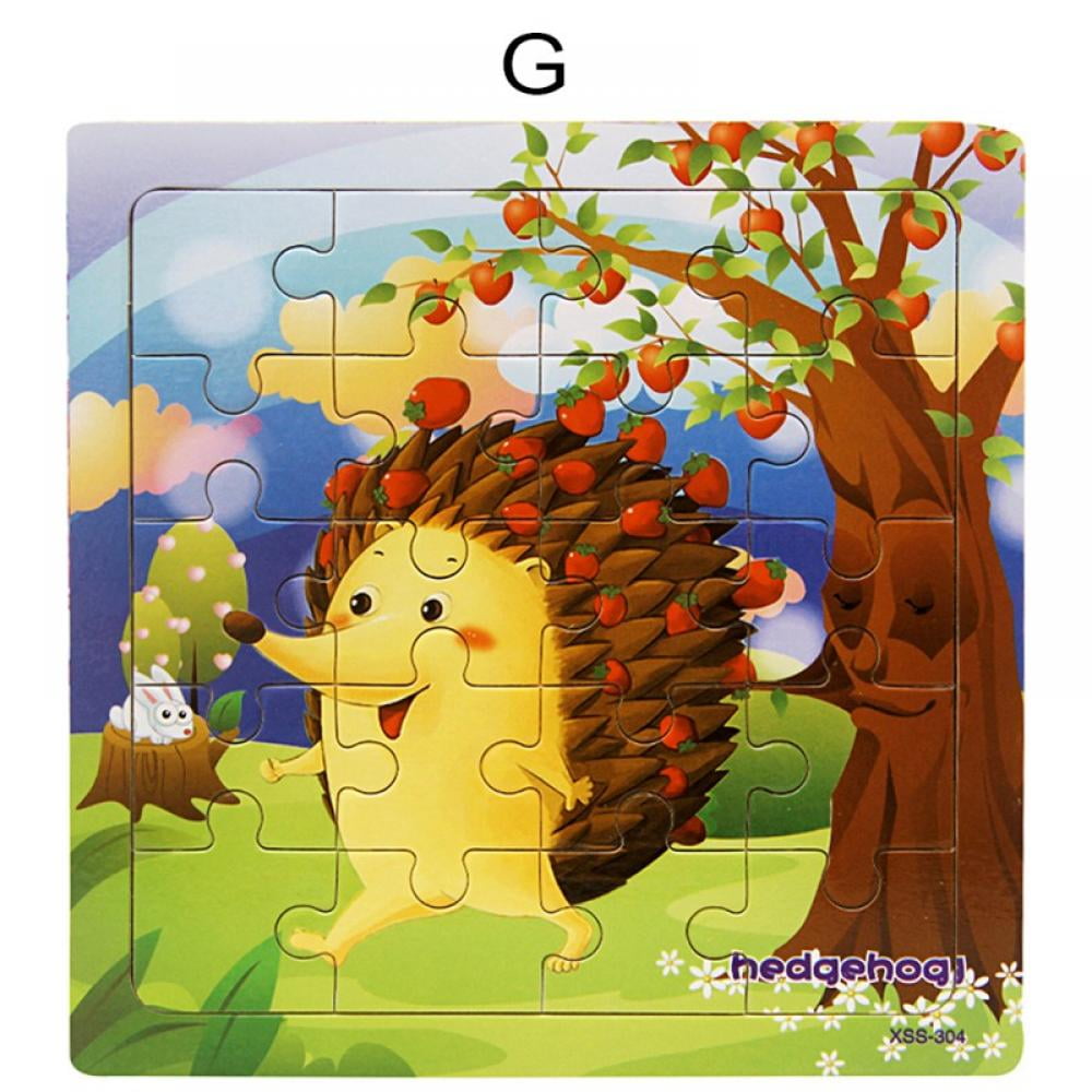 20 Pcs Wooden Jigsaw Puzzles Set For Kids Age 3 5 Year Old Animals Preschool Puzzles For Toddler Children Learning Educational Puzzles Toys For Boy And Girl Walmart Com Walmart Com