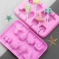 DPTALR Food Silicone Diy Tray Mold 8 Even Halloween Lollipop Manual