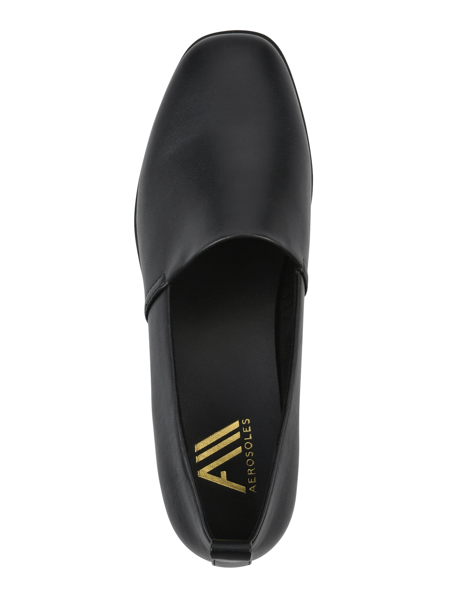 Aerosoles Women's Comfortable Women's Stretch Faux Leather Wedge Shoe, Wide Width