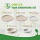thumbnail image 3 of VIVOSPROUT Platos de Papel Compostables Desechables de 6 Pulgadas [Paquete de 125], Resistentes, Ecológicos, Hechos con Bagazo Biodegradable para Fiestas y Picnics (Blanco Ecológico)., 3 of 8