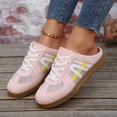thumbnail image 6 of CHICVOMEY Women's Vintage Platform Mules - Slip-On Walking Shoes for Women with Comfortable Sole - Retro Casual Mules for Campus Daily Wear, 6 of 7