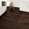 thumbnail image 4 of Peel and Stick Vinyl Floor Tiles Upgraded 0.07-Inch 36" x 6", 54 Sq. Ft. 36-Pack, Wood Look Waterproof Self-Adhesive Flooring Planks, DIY Flooring for Kitchen, Bathroom, Living Room, RV, Dark Brown, 4 of 8