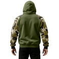 thumbnail image 5 of Funny Camo Hoodie Novelty Abstract Theme Hoodie Sweatshirt for men 2038 Green 3XL, 5 of 5
