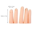 thumbnail image 2 of MERRYHAPY 5Ud Dedos Falsos De Silicona Para Manicura Color Para Practicar De Reutilizables, 2 of 8