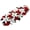 Red, variant on Jiibva Simulated Lilies and Roses Row Decoration Artificial Flower Row Wedding Flowers Decoration Background Wall Decoration