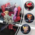 thumbnail image 2 of Pebbuoy Car Air Freshener Vent Clip Mini Dried Flower Bouquet Auto Aromatherapy Car Essential Oil Diffuser Outlet Decor, 2 of 7