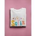 thumbnail image 3 of Sofia Name  Sweatshirt Women -Image by Shutterstock, Female 4X-Large, 3 of 4