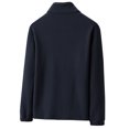 thumbnail image 3 of Fiudx Chaqueta de Hombre, Cálida Chaqueta Polar En Capuchino, Elegante E Informal, Manga Larga, Transpirable y Resistente Al Viento, Ideal para Todas Las Estaciones, Ideal para Actividades Al Aire Li, 3 of 3
