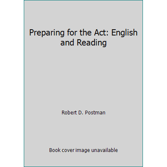 Pre-Owned Preparing for the Act: English and Reading (Paperback) 1567650414 9781567650419