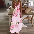 thumbnail image 1 of Drppepioner Robes Femmes Été Robes Décontractées Sans Manches Imprimé Floral Tournesol Rose 8(L), 1 of 5