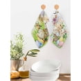 thumbnail image 2 of Easter Kitchen Dish Towels for Drying Dishes Set of 2, Spring Sheep Bunny Duck Plants Wooden Grain Waffle Weave Microfiber Hand Tea Bathroom Towels Quick Dry & Absorbent Towel 12x12, 2 of 7