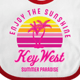 thumbnail image 4 of Inktastic Enjoy the Sunshine Key West Summer Paradise Boys or Girls Baby Bib, 4 of 4