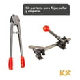 thumbnail image 3 of Flejadora Manual para Fleje de Plastico Kingsman Kit 2 Pzs gris, 3 of 8