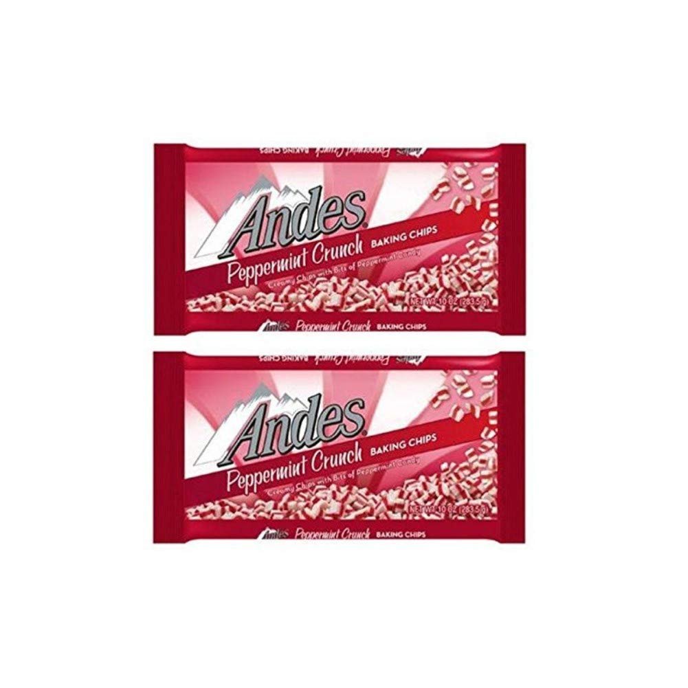 Andes Peppermint Crunch Baking Chips 10oz 2 Bags