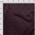 thumbnail image 3 of oneOone Silk Tabby Dark Magenta Fabric Tropical Fabric For Sewing Printed Craft Fabric By The Yard 42 Inch Wide, 3 of 5