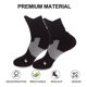 thumbnail image 3 of Dinheiro 3 pares de calcetines de baloncesto, calcetines deportivos acolchados para hombres y mujeres, B, 3 of 5
