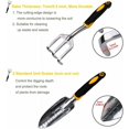 thumbnail image 2 of Jinsinto 5 Pcs Outils de Jardinage pour Adultes Kit de Jardinage pour Femmes Outil de Jardin Potager Intérieur Extérieur Râteau à Griffes Fourche de Jardin Poignée Désherbeur Transplantoir de Jardinage Pelle à Sol, 2 of 5
