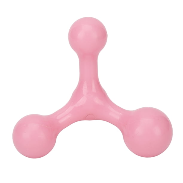 Masajeador De Mano De 4 Puntos, Mini Herramienta De Masaje De Mano Con Rosa Portátil Para Cintura