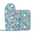 thumbnail image 2 of Honeii Cute Dog patten Oven Mitts and Pot Holders Sets, Baker Oven Mitts, Mittens for Kitchen Decor, Baking Lover over Gloves Gifts, 2 of 7