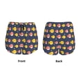 thumbnail image 5 of Vsdgher Cute Puffer Fish Print Women's Running Double Layer Shorts High Waisted with Pockets Elastic Yoga Workout Athletic Gym Sports, 5 of 8