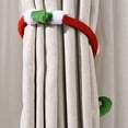 thumbnail image 6 of Christmas Curtain Buckle Tieback, Santa Elf Doll Curtain Tiebacks Holdback Fastener Buckle Clamp Window Decorations Wine Bottle Topper Christmas Ornaments Home Holiday Decorations, 6 of 6