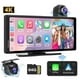 thumbnail image 1 of Carpuride Carplay Automático Android Inalámbrico con Cámara Trasera 4K Dash Cam 1080P, 10.26" HD IPS Touch, 1 of 13