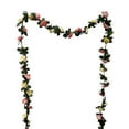thumbnail image 4 of VONKY Exquisite Simulated Flower Vines Charming And Inviting Atmosphere With These Exquisite Simulated Flower Vines Such Yellow+Dark Pink 45 roses 5Set, 4 of 6