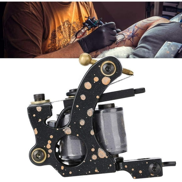 Professional Alloy Tattoo Machine Copper Coils Iron Shader Tattoo Machine Gun