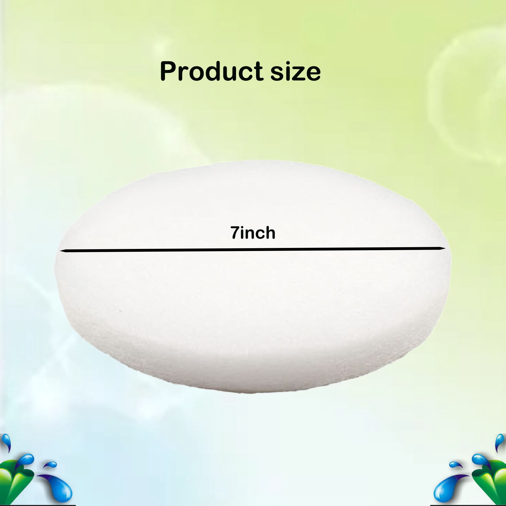 TropicAqua Replacement Aquarium Fine Filter Water Polishing Pads Sponge Suitable for FX4 FX5 FX6 (Pack of 10)