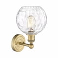 thumbnail image 2 of Innovations Lighting  Athens Water Glass - 1 Light 8" Sconce Clear/Brushed Brass, 2 of 2
