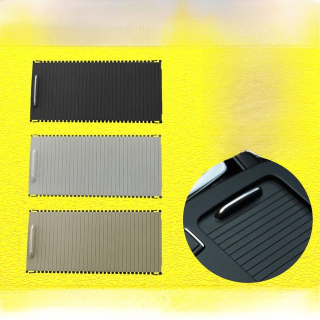 Adecuado para Mercedes-Benz W204 W212 portavasos persiana enrollable Clase C Clase E control central portavasos cremallera caja de almacenamiento embellecedor