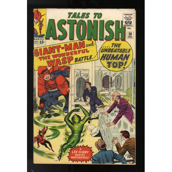 Tales To Astonish #50 VG 4.0 1st Human Top! Jack Kirby! Stan Lee! Comic Book
