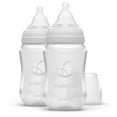 thumbnail image 3 of (3 pack) Evenflo Balance Wide Baby Bottles, Platinum White Color 9oz 2 Count, 3 of 9