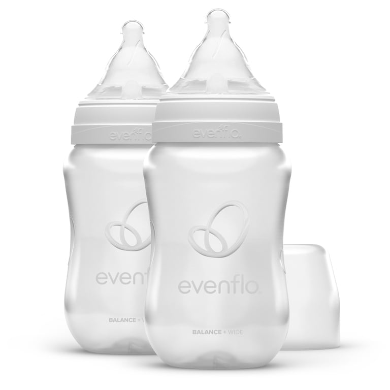 Evenflo Balance Wide Baby Bottles, 9 oz, 2-Pack Anti-Colic photo 1