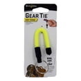 thumbnail image 2 of Nite Ize Gear Tie Key Ring Unisex Neon Yellow Black Bend Loop Wrap Keychain 2 Pack, 2 of 9