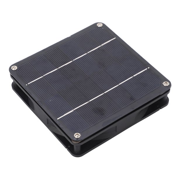 Ventilador de Panel Solar Kit de Ventilación de Refrigeración de Componentes de Panel Solar de Alta Tasa de Conversión para Invernaderos Cobertizos Casa de Mascotas ANGGREK Otros