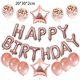 thumbnail image 2 of Juego de decoración de globos de feliz cumpleaños, globos con letras de aluminio, pancarta, globos de estrellas con lentejuelas para decoración de fiesta, 2 of 5