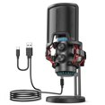 thumbnail image 1 of CMTECK USB Microphone for PC, Condenser Mic for Streaming, Podcasting, Video, Meeting, Gaming, Gain Control, Monitoring Headphone, 1 of 6