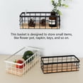 thumbnail image 3 of Yuarrent Cesta de almacenamiento de hotel Diseño simple Organizador de artículos diversos Cestas de bocadillos de frutas Almacenamiento y organización del hogar, 3 of 6